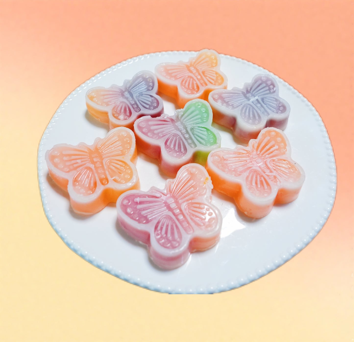 Butterfly wax candy